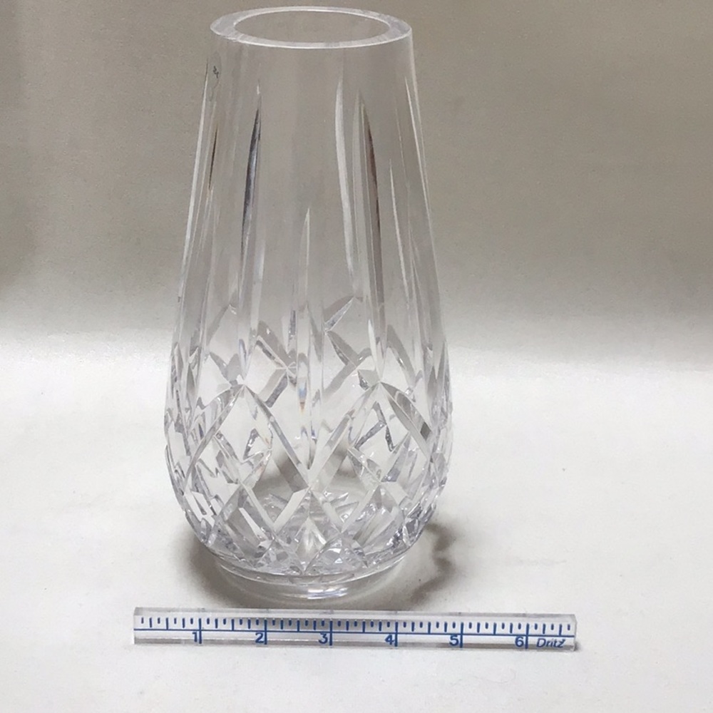 Waterford crystal Lismore 9” vase